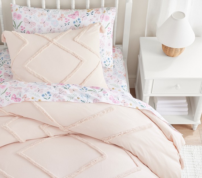 Ashlyn Tufted Organic Duvet Cover &amp; Shams