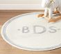 Dot Monogram Round Rug