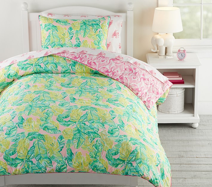 Lilly Pulitzer Reversible Local Flavor Comforter Shams Pottery Barn Kids