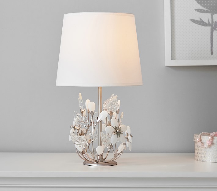 Grace White Flower Table Lamp