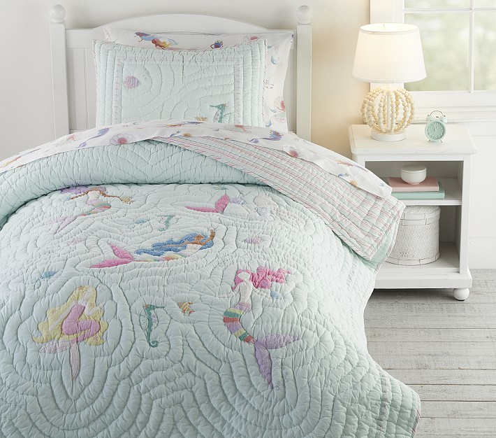 Gemma Mermaid Quilt &amp; Shams