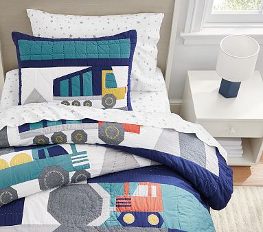 Jax Construction Kids' Comforter Set | Pottery Barn Kids