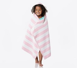 Rugby Stripe Kid Hooded Towels