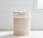 Open Box:  Quinn White Washed Hamper