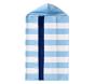 Whale Stripe Beach Hooded Towel