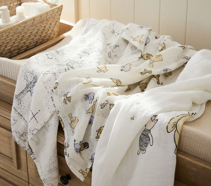 Winnie the pooh muslin blanket sale