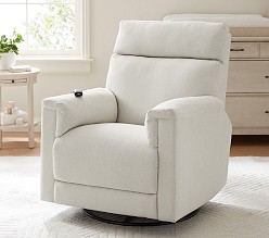 Dream Deluxe Power Swivel Recliner with Heat and Massage