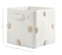 Embroidered Dot Storage Bin