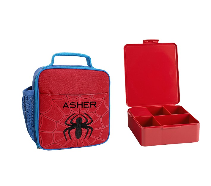 Mackenzie Marvel Spiderman Glow-in-the-Dark Critter Lunch &amp; Bento Bundle, Set of 2