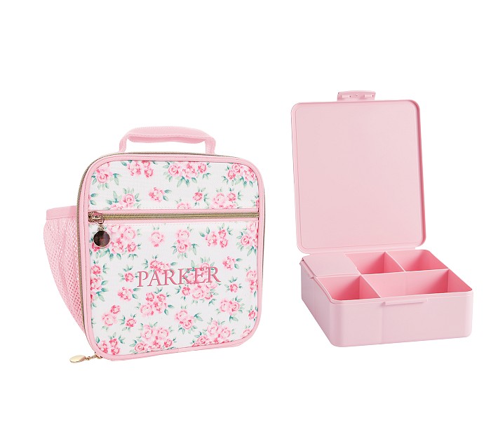 Mackenzie LoveShackFancy Antoinette Floral Lunch &amp; Bento Bundle, Set of 2