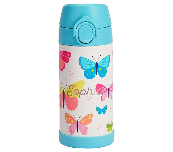 Mackenzie Mirabella Butterfly Water Bottle | Pottery Barn Kids