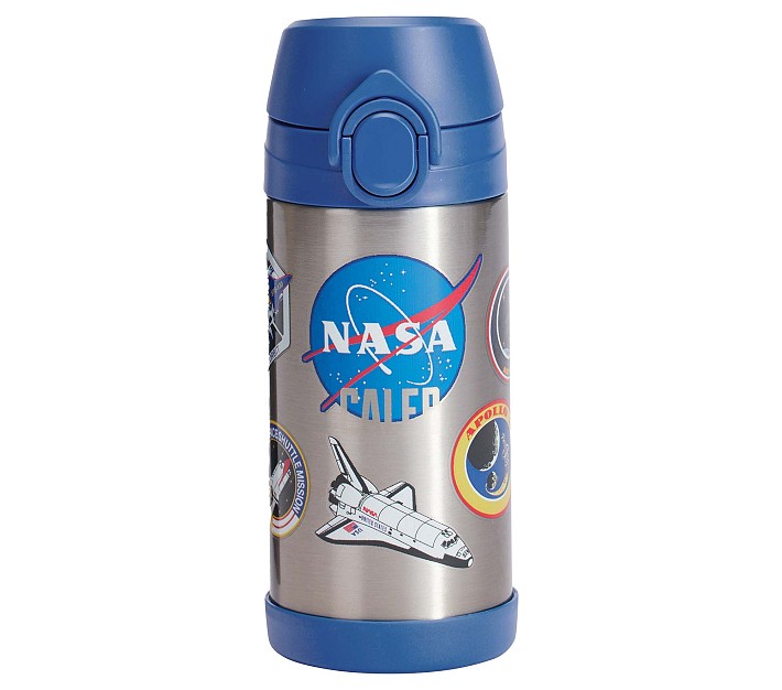 Mackenzie Astronaut Mission Patch Glow-in-the-Dark Water Bottle