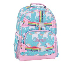 Mackenzie Aqua Unicorn Parade Backpacks