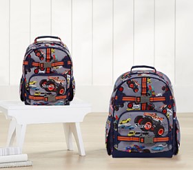 Mackenzie Hot Wheels™ Monster Trucks Backpacks | Pottery Barn Kids