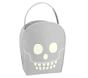 Glow-in-the-Dark Skull Felt Treat Bag