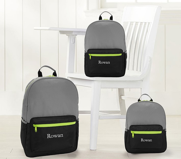 Astor Gray/Black Backpacks