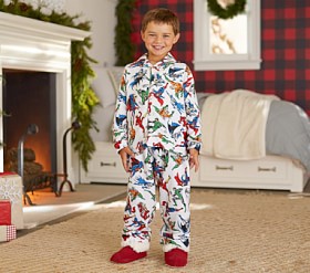 Justice League™ Kids Flannel Pajamas | Pottery Barn Kids