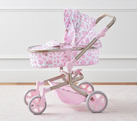 LoveShackFancy Antoinette Floral Convertible 3 In 1 Doll Stroller Pottery Barn Kids