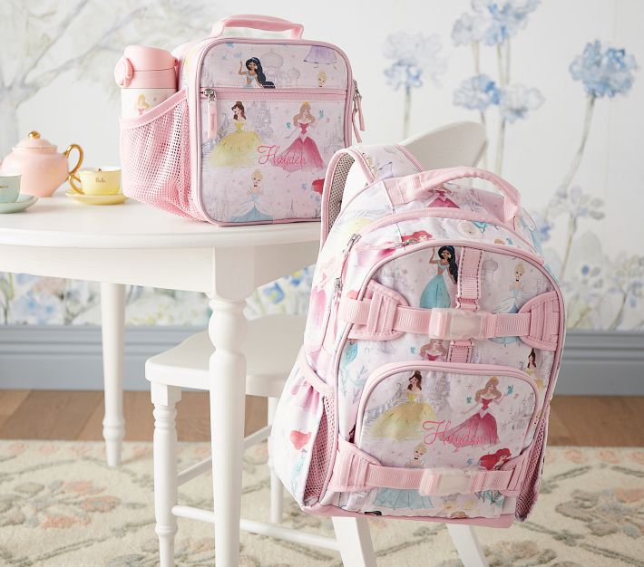 Mackenzie Disney Princess Castle Shimmer Backpacks Pottery Barn Kids