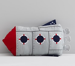 Light-Up Rocket Pillow