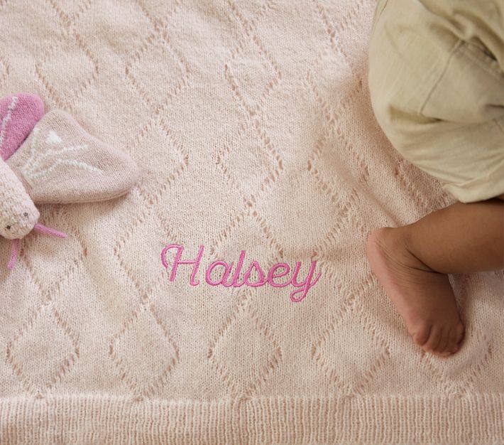 Wildflower Butterfly Baby Blanket Rattle Gift Set Pottery Barn Kids
