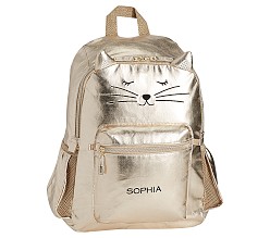 Emily & Meritt Gold Kitty Backpack