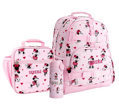 Mackenzie Pink Disney Minnie Mouse Backpack Lunch Bundle Set Of 3 Pottery Barn Kids