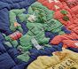 World Map Quilt &amp; Shams