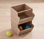 Wood Stackable Bin