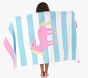 Unicorn Stripe Kid Beach Towel