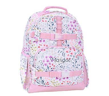 Mackenzie Pink Field Floral Backpacks | Pottery Barn Kids