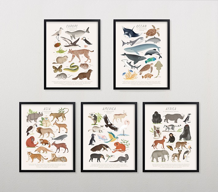 Minted&#174; Endangered Animals Wall Art by Sabrin Deirani