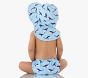 Whale Diaper Cover &amp; Reversible Hat