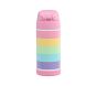 Mackenzie Pastel Multi Stripe Water Bottle