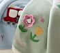 Flower Garden Heirloom Baby Blanket