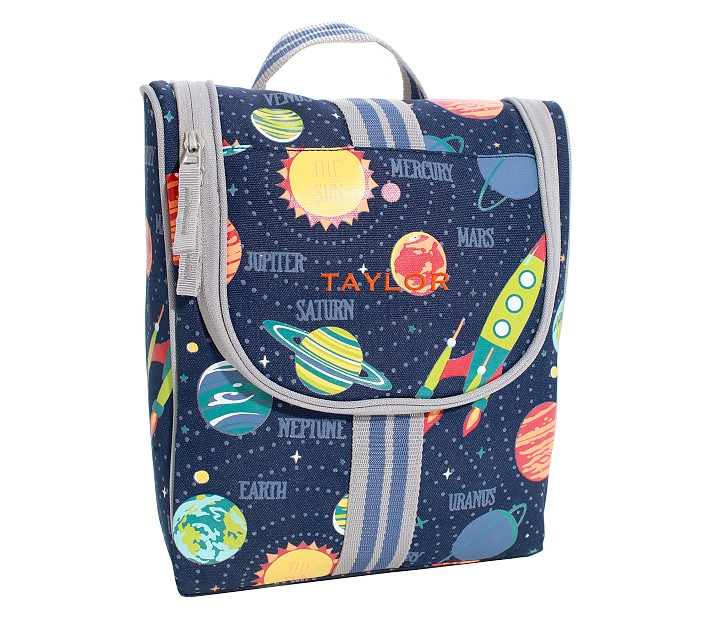 Mackenzie Navy Solar System Glow-in-the-Dark Toiletry Bag