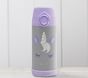 Mackenzie Critter Gray Unicorn Water Bottle