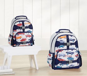 Pottery barn kids cars backpack hotsell