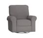 Open Box: Comfort Swivel Glider &amp; Recliner, Brushed Crossweave Charcoal