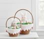 Embroidered Trim Easter Basket Liner