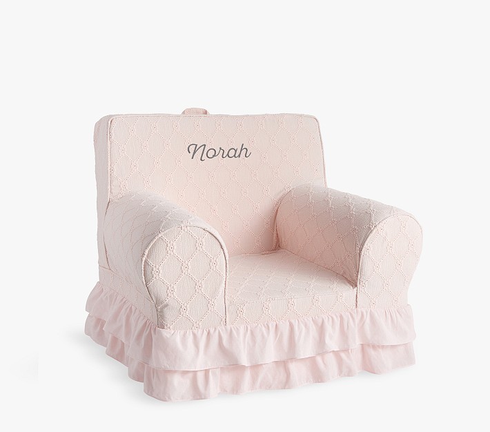 Kids Anywhere Chair&#174;, Trellis Ruffle, Blush