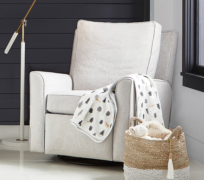 Bedford Manual & Power Nursery Swivel Glider Recliner Chair Pottery Barn Kids
