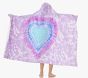 Tie-Dye Heart Kid Beach Hooded Towel