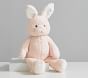 Blush Long Ear Metallic Bunny Plush Toy