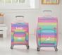 Fairfax Rainbow Multi Stripe Spinner Luggage