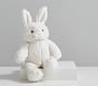 White Long Ear Metallic Bunny Plush Toy