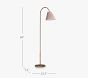 Julia Berolzheimer Ruched Linen Floor Lamp (60&quot;)