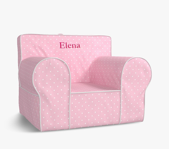 Oversized Anywhere Chair&#174;, Light Pink Pin Dot