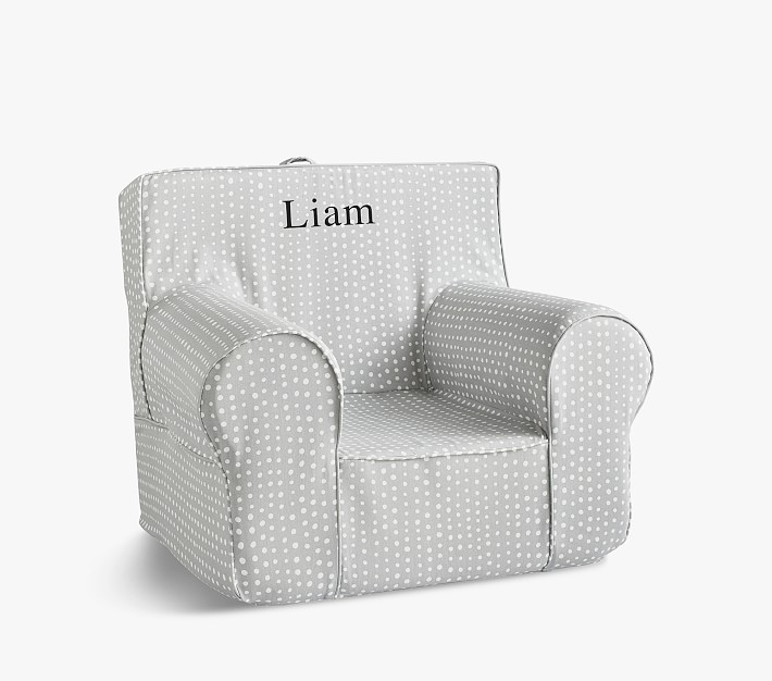 Kids Anywhere Chair®, Gray Droplet Dot | Pottery Barn Kids