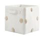 Embroidered Dot Storage Bin